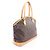 Borsa Tote Louis Vuitton Lockit Horizontal Monogram Marrone - vista 2