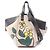 Borsa Hammock Loewe Small Herbarium Nero Beige