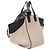 Borsa Hammock Loewe Small Herbarium Nero Beige - vista 2