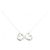 Tiffany & Co Collana Tiffany Double Loving Heart Argento