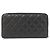 Cartera larga de piel de becerro granulada negra Chanel Negro - vista 2