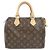 Borsa Boston Louis Vuitton Monogram Speedy 25cm Marrone