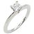 Tiffany & Co. Square Princess Diamantring Silber