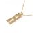 Collana Infinity Gucci in oro rosa D'oro - vista 4