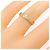 Anello Mini Love di Cartier in oro rosa D'oro - vista 4