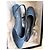 Chanel Bailarinas Slingback en Denim Azul - vista 4