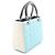 Borsa Christian Dior Lady Dior Cannage Blu Verde Crudo - vista 2