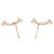 Orecchini T Smile Mini di Tiffany & Co. D'oro - vista 3