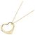 Colar Tiffany & Co. em ouro amarelo 18K Open Heart Dourado