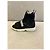 Sneakers alte Prada in tessuto nero - vista 4
