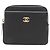 Monedero Chanel en piel de cabra negro