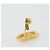 Orecchini CHANEL metallo Gold Tone CC Auth 183505 - vista 5
