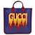 Borsa GUCCI in PVC Blu Rosso 550763 Auth 183061M - vista 2
