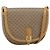 Borsa a Spalla GUCCI Micro GG Supreme PVC Beige Oro Auth 184524 D'oro