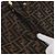 FENDI Zucca Canvas Rock Schwarz Braun Authentisch 178913A - Ansicht 4