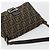 FENDI Zucca Canvas Mamma Baguette Shoulder Bag Marrone Nero Autentica 180861A - vista 6