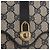 Borsa a tracolla GUCCI GG Supreme PVC Blu Navy Oro Auth 184440 D'oro - vista 14