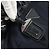 Borsa a Spalla PRADA Nylon e Pelle Nera Argento 182816V Nero - vista 15