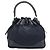 Borsa a Spalla PRADA Nylon e Pelle Nera Argento 182816V Nero - vista 2