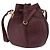 16 Céline Bolsa de Ombro CELINE Must Line em Couro Bordeaux Ouro Auth bs35428