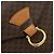 Céline Borsa CELINE Macadam Canvas PVC Pelle Marrone Oro Auth 182076 D'oro - vista 14