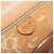 Céline Borsa CELINE Macadam Canvas PVC Pelle Marrone Oro Auth 182076 D'oro - vista 16