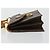 Céline Borsa CELINE Macadam Canvas PVC Pelle Marrone Oro Auth 182076 D'oro - vista 5