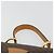 Céline Borsa CELINE Macadam Canvas PVC Pelle Marrone Oro Auth 182076 D'oro - vista 8