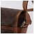 Céline CELINE Macadam Canvas Schultertasche PVC Leder Braun Gold Auth 183989 Golden - Ansicht 14