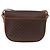 Céline CELINE Macadam Canvas Schultertasche PVC Leder Braun Gold Auth 183989 Golden - Ansicht 3