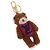 LOUIS VUITTON Monogram Teddy Porte Cles LV Teddy Bear Charm M69854 Auth 184130M Marrone