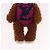 LOUIS VUITTON Monogram Teddy Porte Cles LV Teddy Bear Charm M69854 Auth 184130M Marrone - vista 2