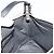 Céline Borsa a tracolla CELINE C Macadam Canvas Nera Argento Auth 183678A Nero - vista 18