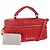 Borsa a tracolla vanity Miu Miu Matelasse in pelle 2way Rosso Oro Auth 182585A D'oro