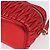 Borsa a tracolla vanity Miu Miu Matelasse in pelle 2way Rosso Oro Auth 182585A D'oro - vista 14