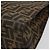FENDI Zucca Canvas Mamma Baguette Tote Bag Black Brown Auth 182074 Marrone Nero - vista 14