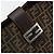 FENDI Zucca Canvas Mamma Baguette Tote Bag Black Brown Auth 182074 Marrone Nero - vista 17