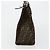 FENDI Zucca Canvas Mamma Baguette Tote Bag Black Brown Auth 182074 Marrone Nero - vista 4