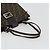 FENDI Zucca Canvas Mamma Baguette Tote Bag Black Brown Auth 182074 Marrone Nero - vista 7