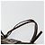 FENDI Zucca Canvas Mamma Baguette Tote Bag Black Brown Auth 182074 Marrone Nero - vista 8