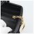 Céline Borsa a mano CELINE Circle Nylon Nero Oro Auth 184330 D'oro - vista 14