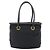 Céline Borsa a mano CELINE Circle Nylon Nero Oro Auth 184330 D'oro - vista 2