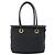 Céline Borsa a mano CELINE Circle Nylon Nero Oro Auth 184330 D'oro - vista 3