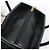 Céline Borsa a mano CELINE Circle Nylon Nero Oro Auth 184330 D'oro - vista 6