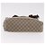 Borsa Tote GUCCI GUCCI Plus Supreme Web Sherry Line in PVC Beige Oro Auth gh2067 D'oro - vista 11