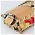 Borsa a Spalla con Catena PRADA Canvas Marrone Oro Auth 184304A D'oro - vista 13