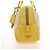 Borsa PRADA in tela e pelle beige giallo argento Auth am11779V - vista 4