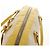 Borsa PRADA in tela e pelle beige giallo argento Auth am11779V - vista 6