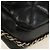 CHANEL Matelasse Pearl Chain Shoulder Bag Lamb Skin Black Gold CC Auth ka4643M Nero D'oro - vista 16