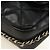 CHANEL Matelasse Pearl Chain Shoulder Bag Lamb Skin Black Gold CC Auth ka4643M Nero D'oro - vista 17